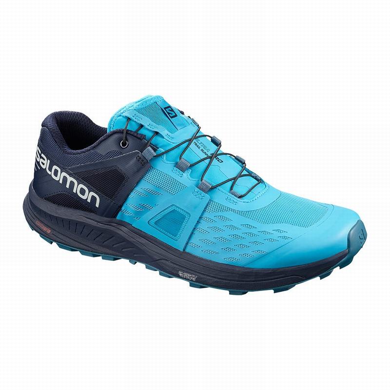 SALOMON UK ULTRA /PRO - Mens Trail Running Shoes Blue,KHOT32014